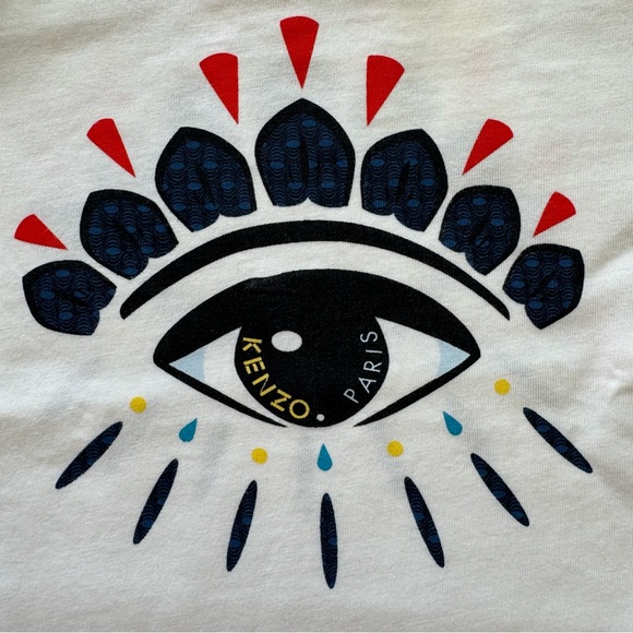 Kenzo Kids Printed T-shirt - Eye & Multi Icons 12 M - Picture 3 of 10